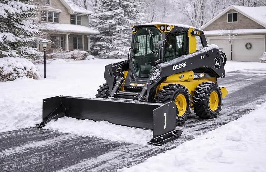 Heavy-Duty Snow Pusher Attachment (SP75 & SP150) - ANBO