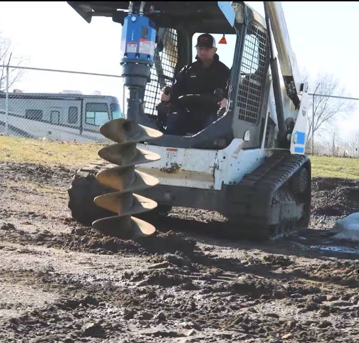 210PH Planetary Auger Drive for Skid Steers with 15–30 GPM - Ignite Attachments