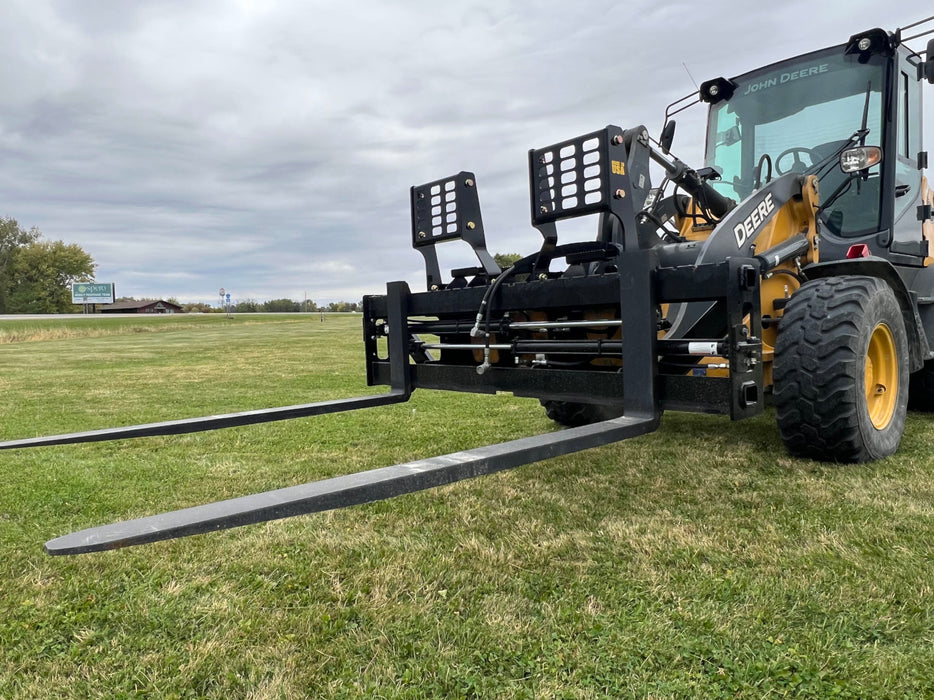 Stinger Attachments Wheel Loader Class 3 Pallet Forks Attachment Hydraulic (PF3H-WL)