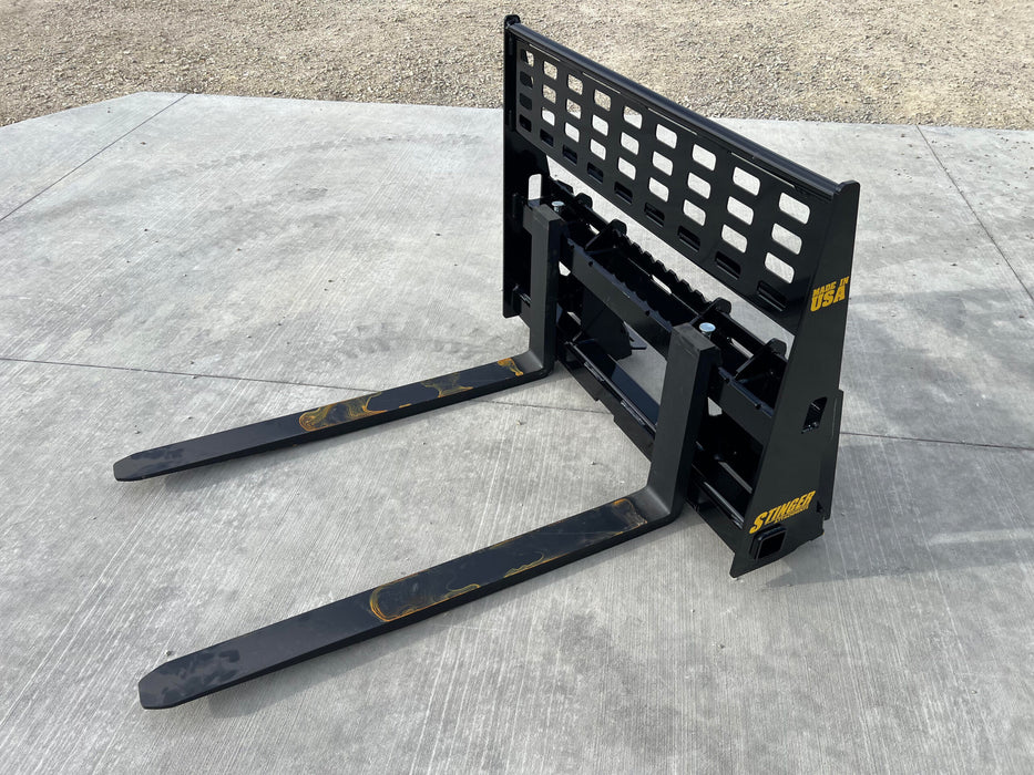 Stinger Attachments Skid Steer Pallet Forks Attachment (PFSB)