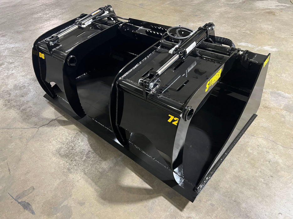 Stinger Attachments Utility Tractor Demolition Grapple Bucket (DG)