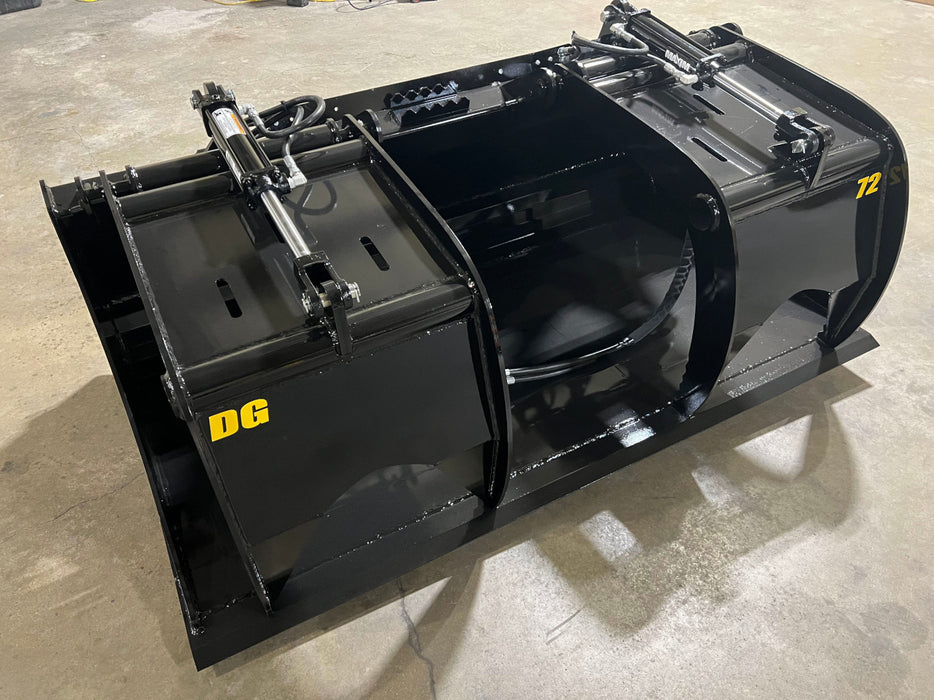 Stinger Attachments Utility Tractor Demolition Grapple Bucket (DG)
