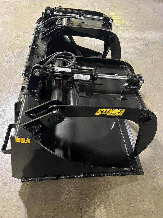 Stinger Attachments Utility Tractor Demolition Grapple Bucket (DG)