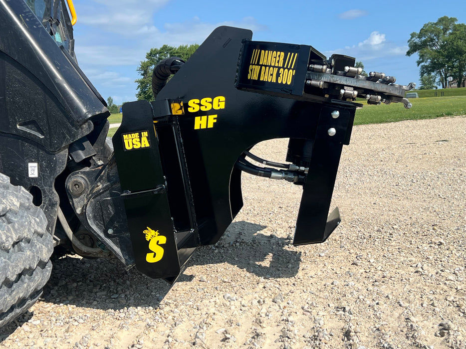 Stump Grinder Attachment for Skid Steers & CTLs - Stinger Attachments (SSG)