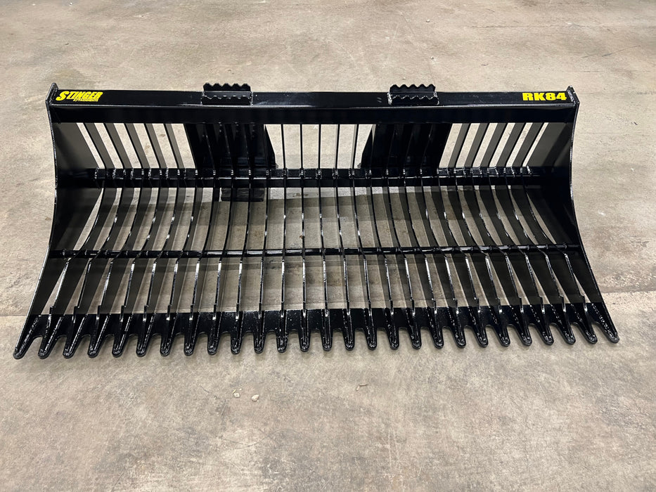 Stinger Attachments Utility Tractor Rock Bucket (RK)