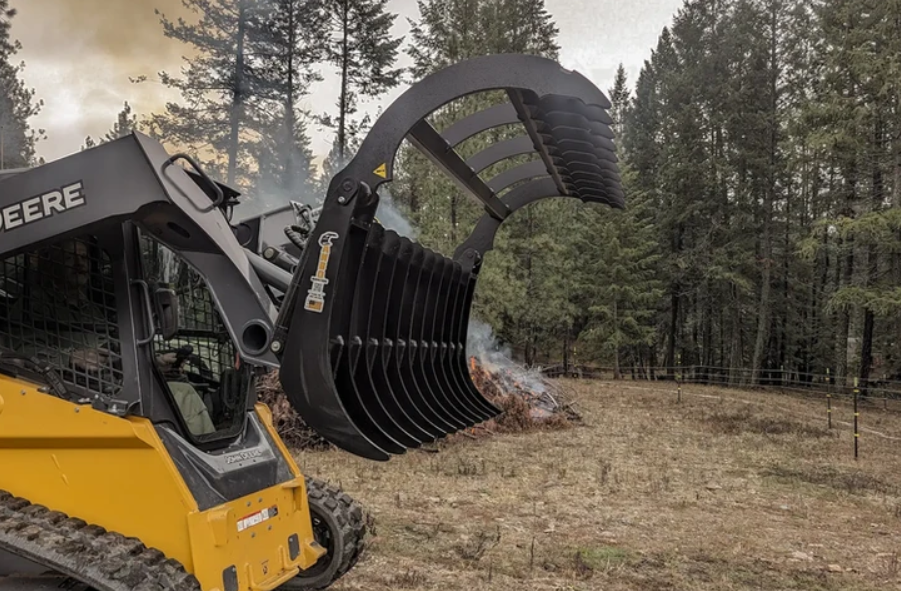 Wide-Tine Root Grapple (GR120-8) - ANBO