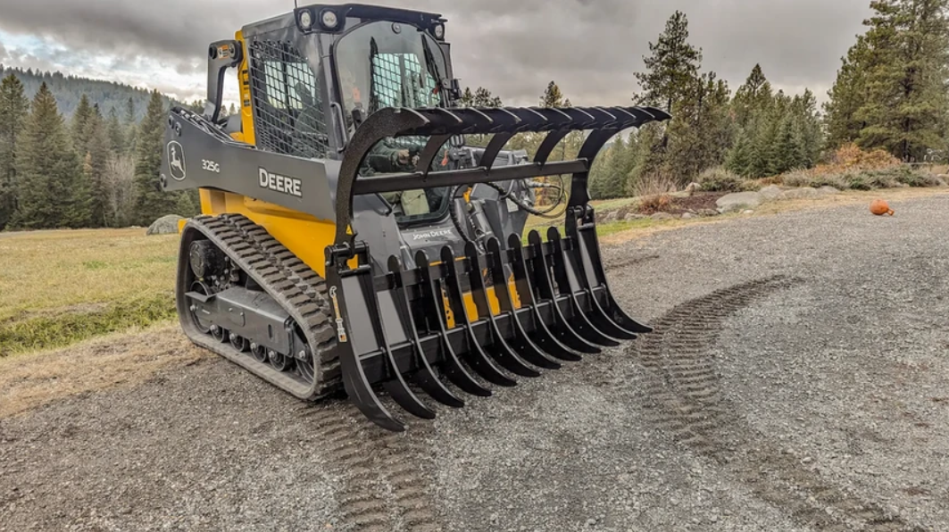 Wide-Tine Root Grapple (GR120-8) - ANBO
