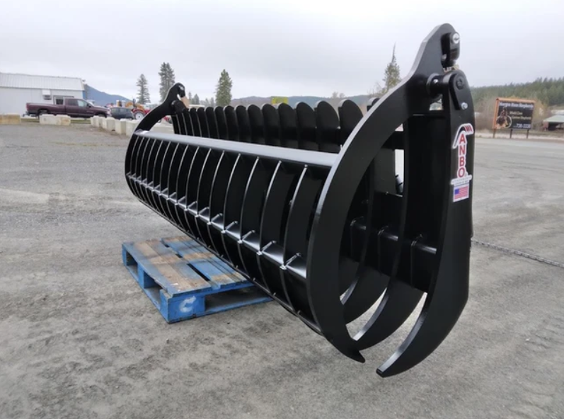 Root Rake Grapple Attachment (GR200) - (Up to 200 HP) - ANBO