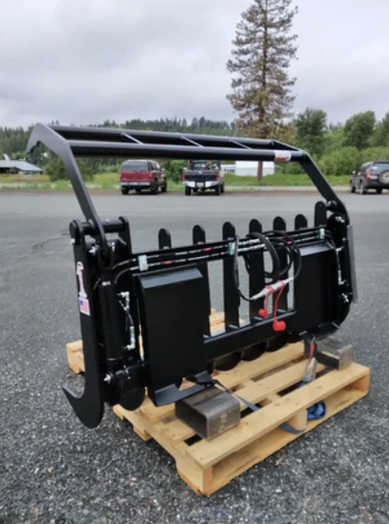 Root Rake Grapple for Skid Steers & Compact Tractors (GR60-6) - ANBO