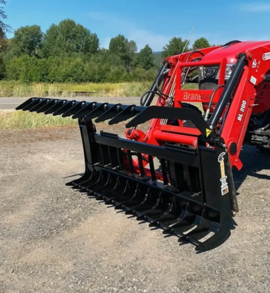 Mini Skid Grapple Rake for Sub-Compact Tractors - (GRSC-5 ) - ANBO