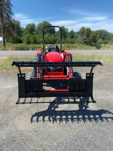 Mini Skid Grapple Rake for Sub-Compact Tractors - (GRSC-5 ) - ANBO
