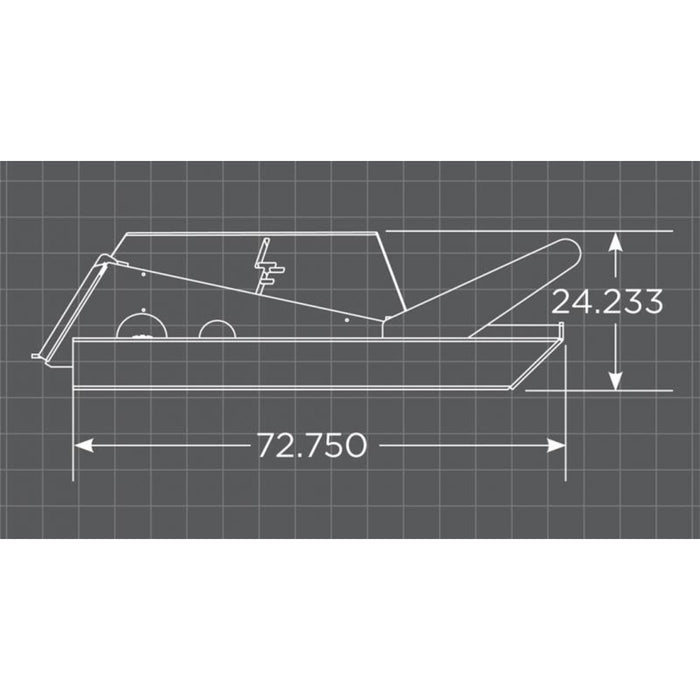 Loflin Fabrication Open Front Skid Steer Brush Cutter