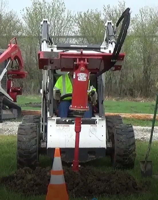 Skid Steer Hydraulic Auger Drive Attachment - EZ Spot UR (Universal Quick Attach)