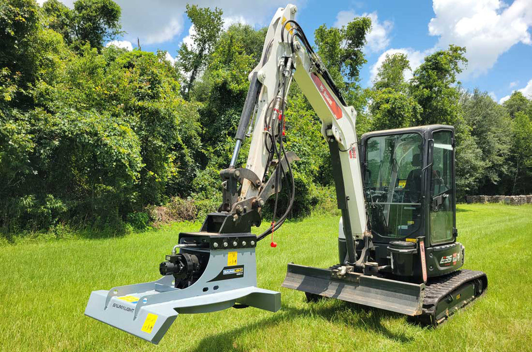 CXG336 Rotary Brush Cutter for Mini Excavators - Baumalight