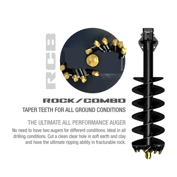 Digga RC8 Combination Earth & Rock Auger Bits
