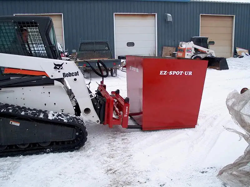 Skid Steer & Compact Track Loader Rotating Pallet Forks – EZ Spot UR