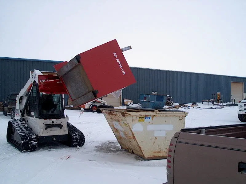 Skid Steer & Compact Track Loader Rotating Pallet Forks – EZ Spot UR