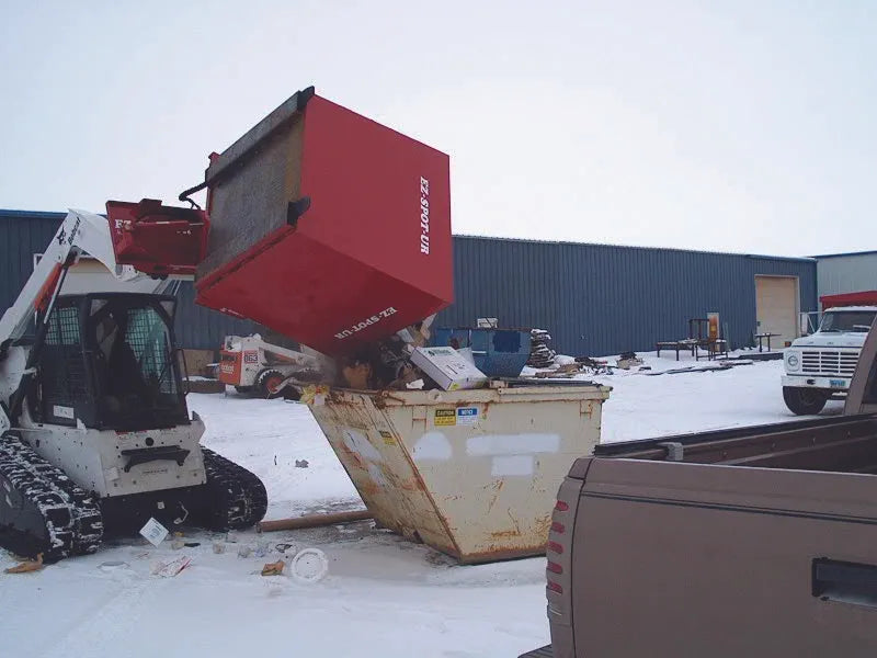 Skid Steer & Compact Track Loader Rotating Pallet Forks – EZ Spot UR