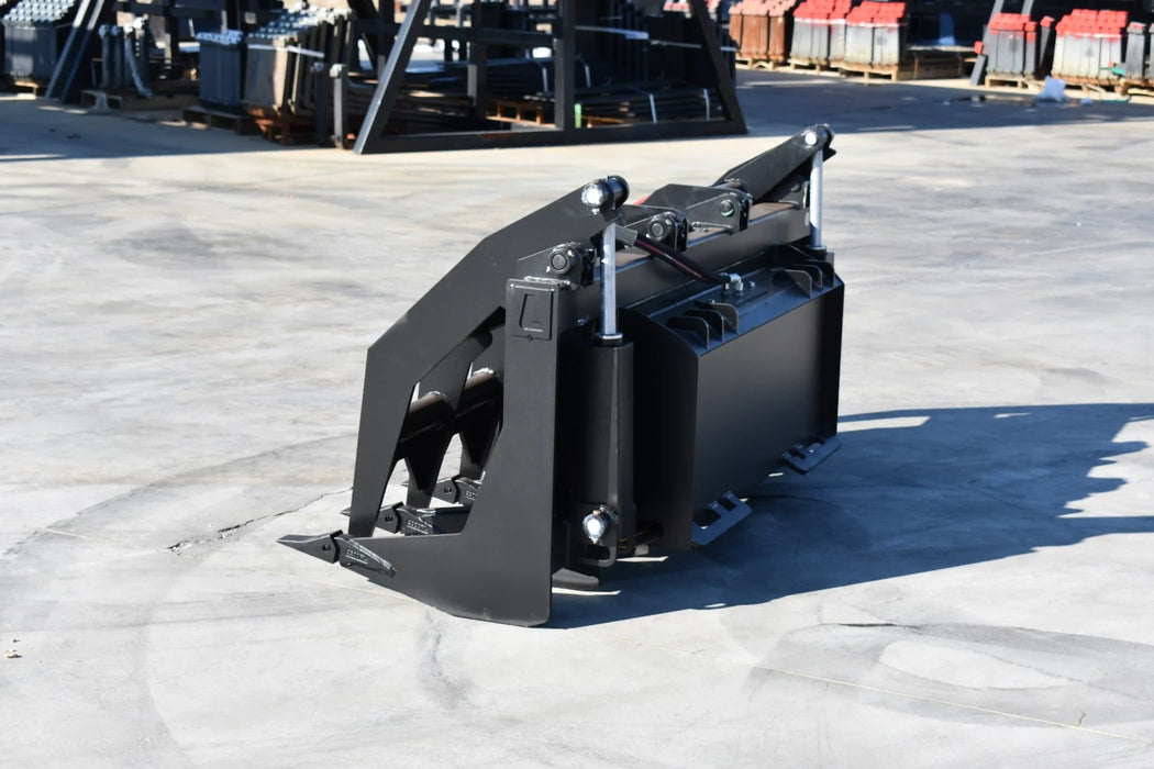 Skid Steer Vertical Root & Brush Grapple - Loflin Fabrication