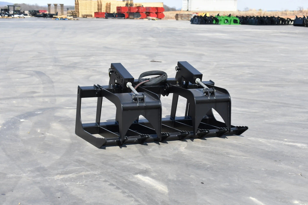 Skid Steer Root & Brush Grapple (Medium Duty) - Loflin Fabrication