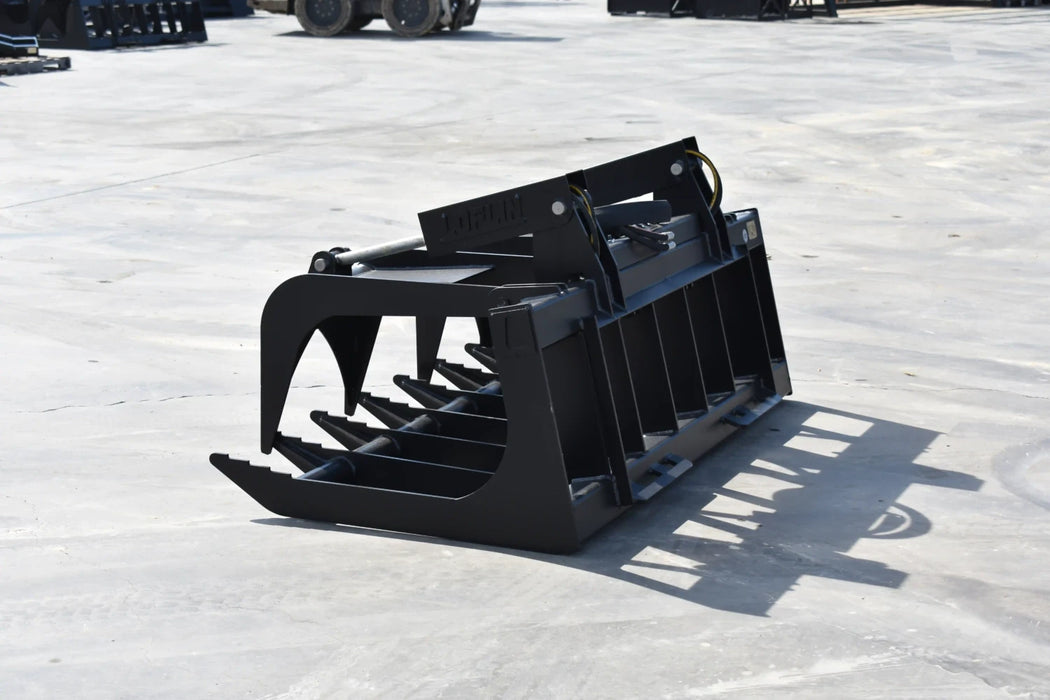Skid Steer Root & Brush Grapple (Medium Duty) - Loflin Fabrication