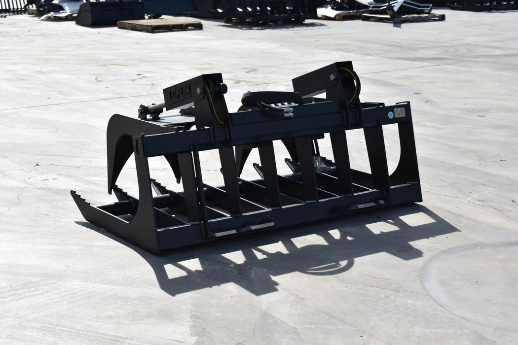 Skid Steer Root & Brush Grapple (Medium Duty) - Loflin Fabrication