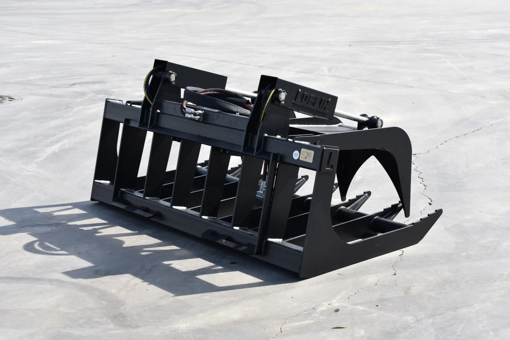 Skid Steer Root & Brush Grapple (Medium Duty) - Loflin Fabrication