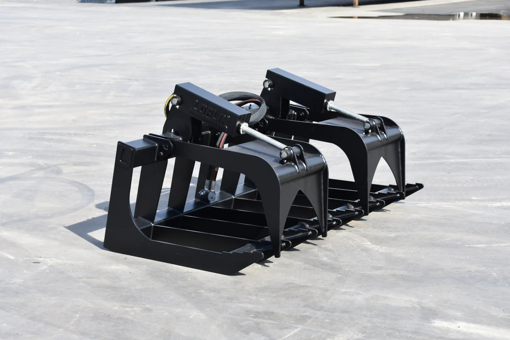 Skid Steer Root & Brush Grapple (Medium Duty) - Loflin Fabrication