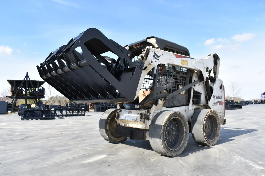 Skid Steer Root & Brush Grapple (Medium Duty) - Loflin Fabrication
