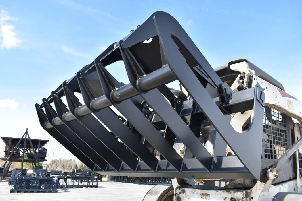 Skid Steer Root & Brush Grapple (Medium Duty) - Loflin Fabrication