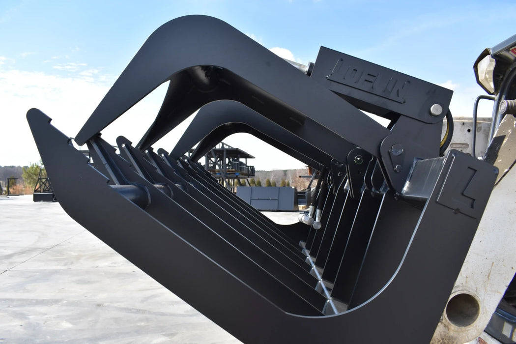 Skid Steer Root & Brush Grapple (Medium Duty) - Loflin Fabrication