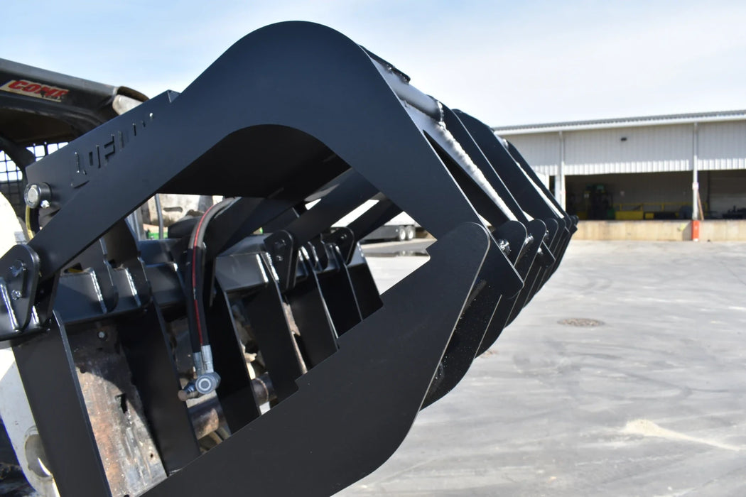 Skid Steer Root & Brush Grapple (Medium Duty) - Loflin Fabrication