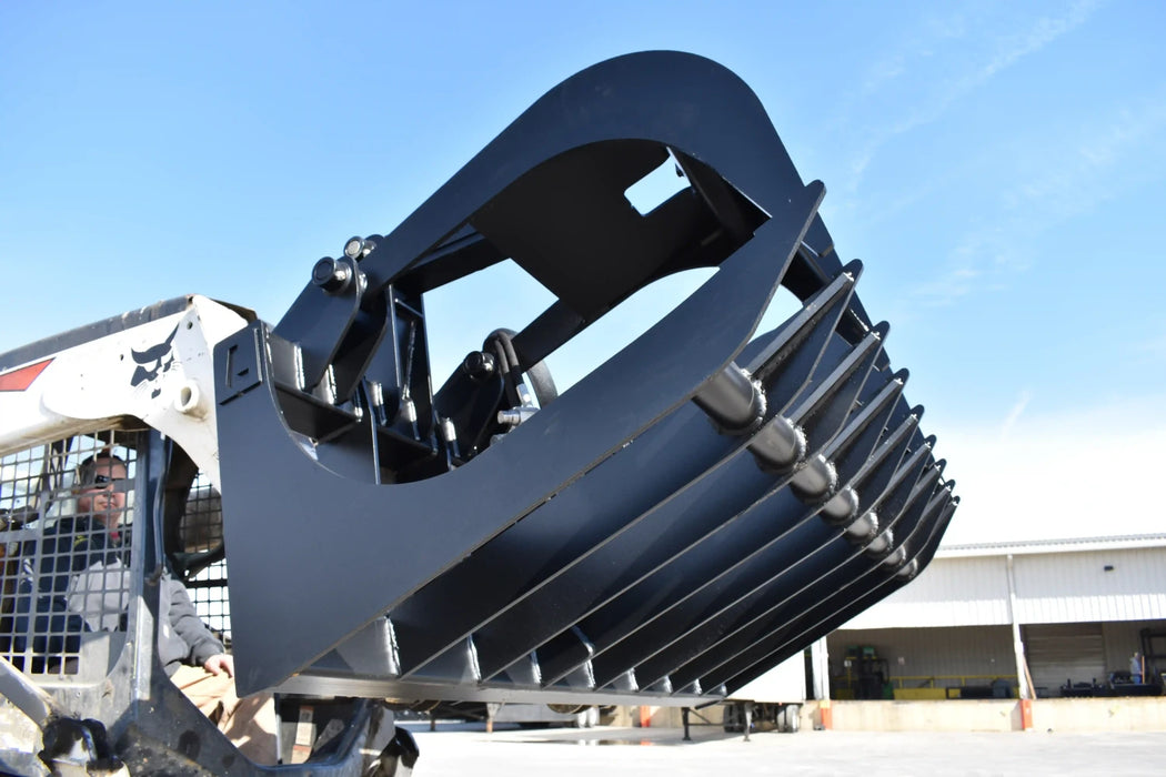 Skid Steer Root & Brush Grapple (Medium Duty) - Loflin Fabrication
