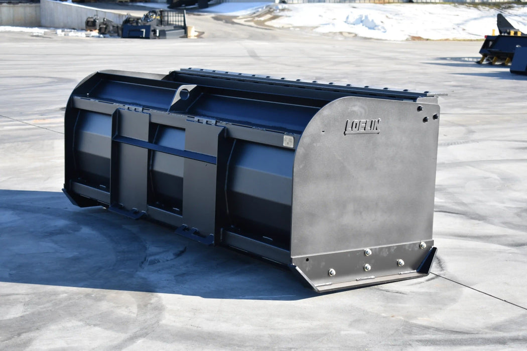 Skid Steer Snow Pusher - Loflin Fabrication