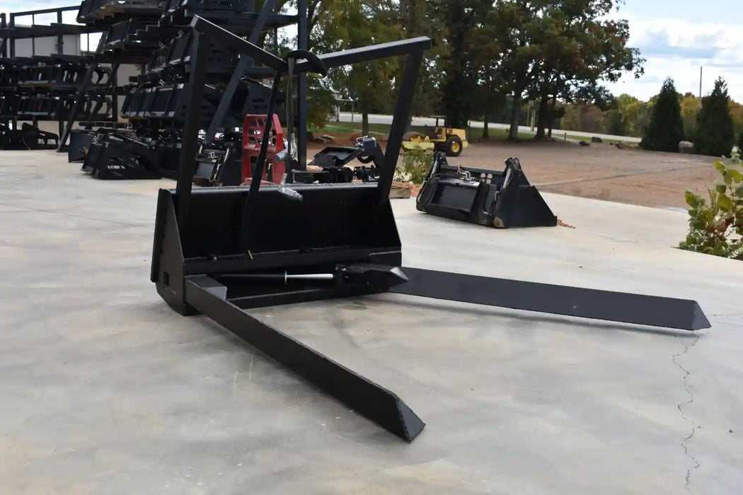 Hydraulic Pallet Forks for Skid Steer - Loflin Fabrication