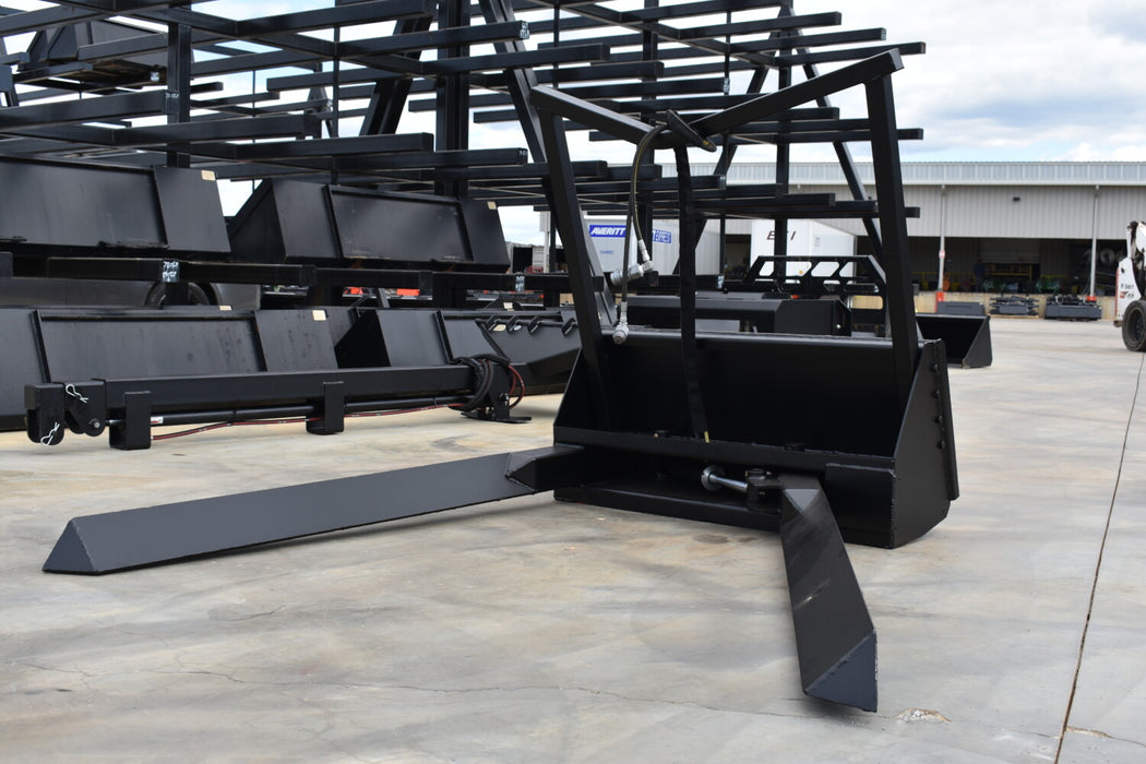 Hydraulic Pallet Forks for Skid Steer - Loflin Fabrication
