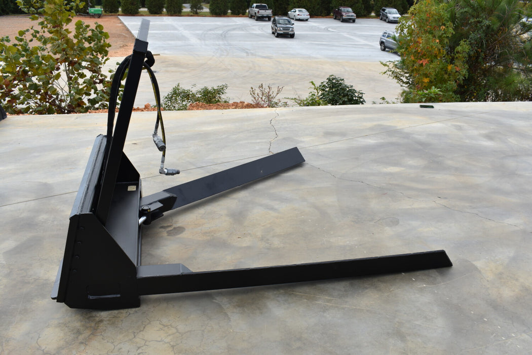 Hydraulic Pallet Forks for Skid Steer - Loflin Fabrication