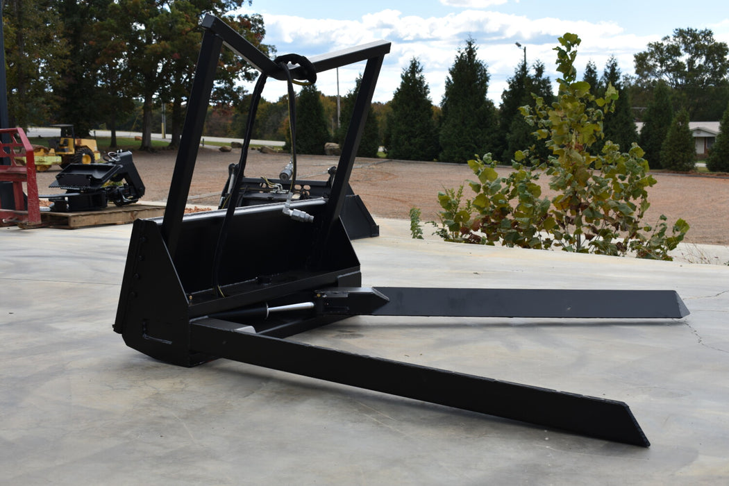 Hydraulic Pallet Forks for Skid Steer - Loflin Fabrication