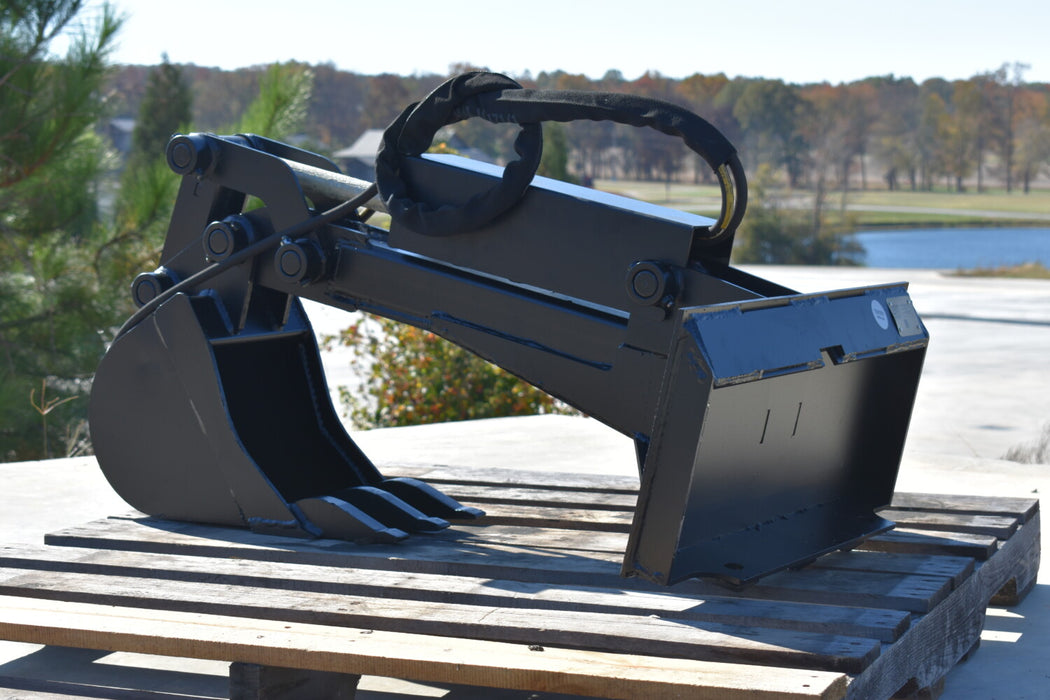 Compact Tractor Backhoe Attachment - Loflin Fabrication