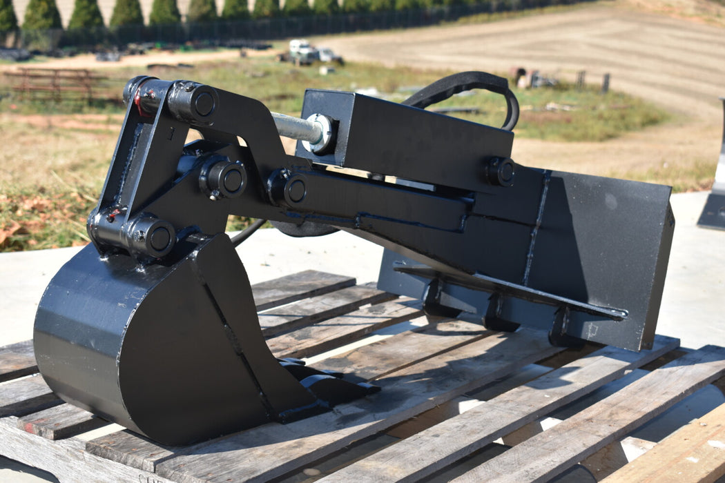 Compact Tractor Backhoe Attachment - Loflin Fabrication