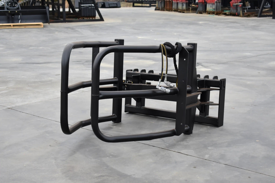 Skid Steer Bale Squeezer Attachment - Loflin Fabrication