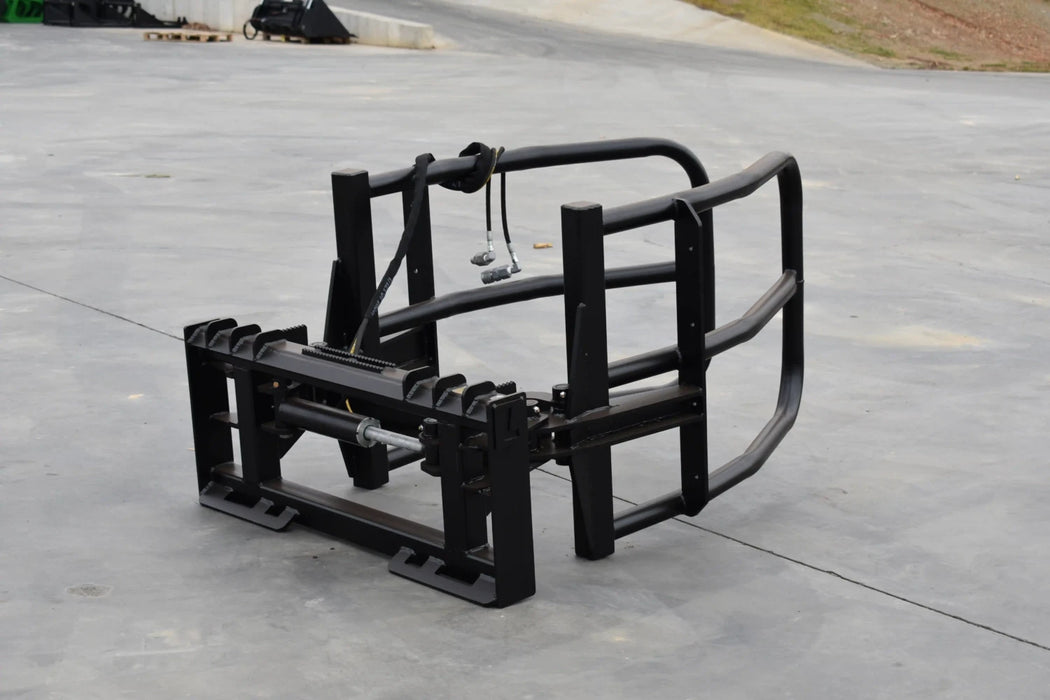 Skid Steer Bale Squeezer Attachment - Loflin Fabrication
