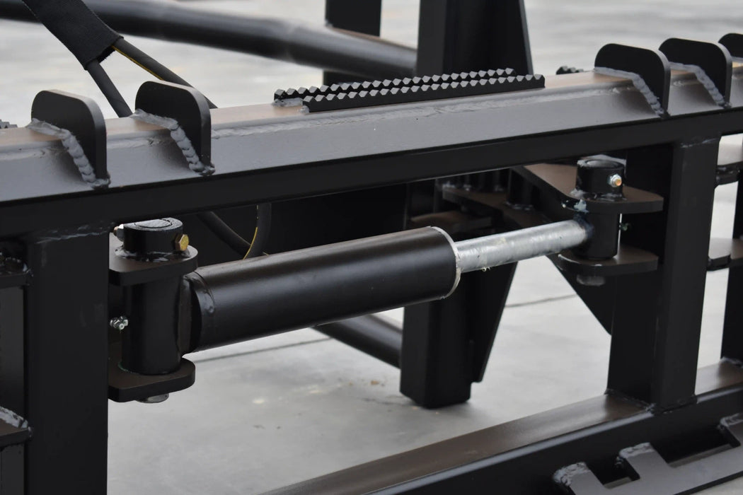 Skid Steer Bale Squeezer Attachment - Loflin Fabrication