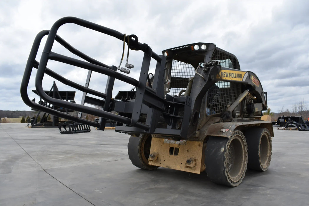 Skid Steer Bale Squeezer Attachment - Loflin Fabrication