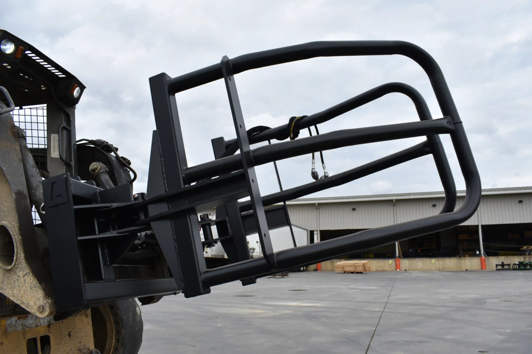Skid Steer Bale Squeezer Attachment - Loflin Fabrication