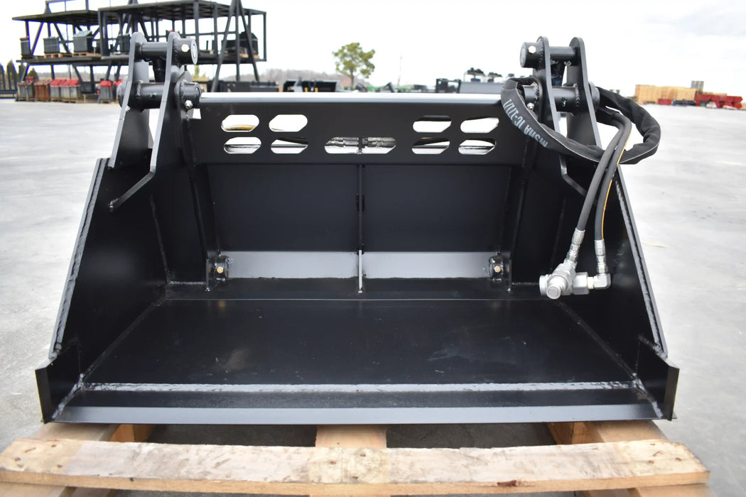 Mini Skid Steer 4-in-1 Combo Bucket - Loflin Fabrication