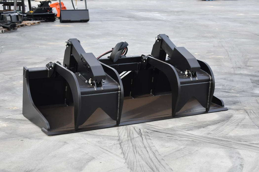 Skid Steer Grapple Bucket (XHD) - Loflin Fabrication