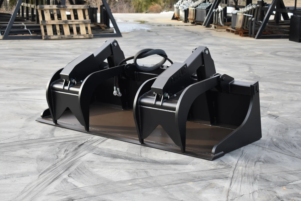 Skid Steer Grapple Bucket (XHD) - Loflin Fabrication