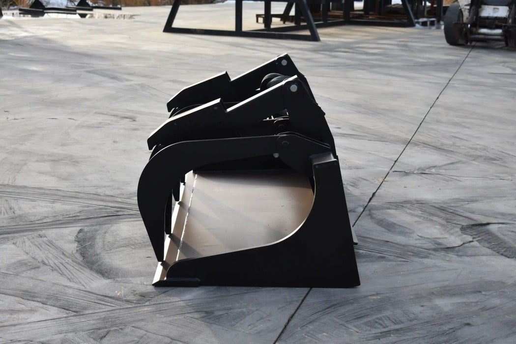 XHD Skid Steer Rock Grapple Bucket - Loflin Fabrication