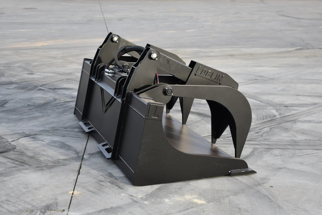Skid Steer Grapple Bucket (XHD) - Loflin Fabrication